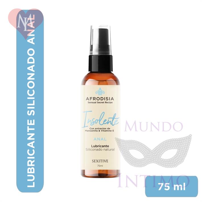 Lubricante Siliconado Natural para sexo anal. 75ml 